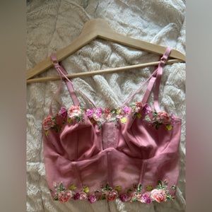 Victoria’s Secret floral corset
